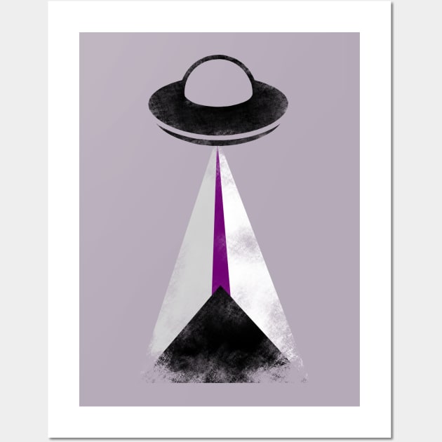 Gaylien Demisexual Pride UFO Wall Art by cactuscrust